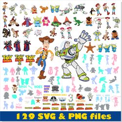 Toy Story SVG Bundle, Toy Story PNG Bundle, Toy Story Clipart, Toy Story Silhouettes, Toy Story Logo PNG SVG Vector