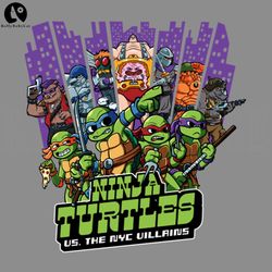 Ninja Turtles Vs the NYC Villains, Cartoon PNG