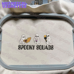 Spooky Halloween Embroidery File, Spooky Foodie Embroidery Machine File, Stay Spooky Embroidery Design, Instant Download