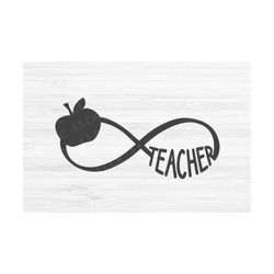 Infinity svg, Teacher svg, New school year svg, Apple svg, School clip art, Back to school svg, Teach love inspire, Love