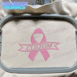 Personalized Cancer Embroidery Designs, Cancer Awareness Embroidery Designs, Breast Cancer Embroidery Designs, Pink Ribbon Embroidery Designs