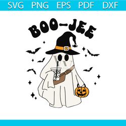 Halloween Ghost Witch Boo Jee SVG Cutting Digital File