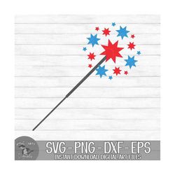Sparkler - 4th of July, Fourth of July - Instant Digital Download - svg, png, dxf, and eps files included!