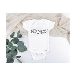 Little nugget SVG, Baby shirt svg, Baby bodysuit svg, Baby Tee svg, cute baby svg, new to the crew svg, adorable baby sv