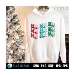 Ho Ho Ho PNG, Ho Ho Ho SVG,  Christmas Svg, Retro Christmas SVG, Christmas Shirt svg, Groovy Christmas svg