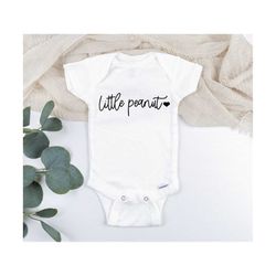 Little peanut SVG, Baby shirt svg, Baby bodysuit svg, Baby Tee svg, cute baby svg, new to the crew svg, adorable baby sv