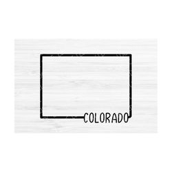 Colorado Outline SVG. Colorado Vector File. Colorado design. Colorado Digital File. Colorado State svg. Colorado shape.