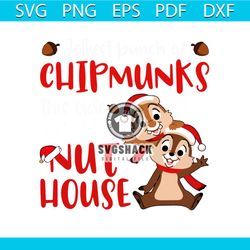 Jolliest Bunch Of Chipmunks Chip And Dale SVG Digital File
