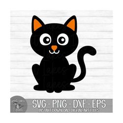 Halloween Cat - Instant Digital Download - svg, png, dxf, and eps files included!