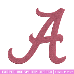 Alabama Crimson Tide embroidery, Alabama Crimson embroidery, Football embroidery, NCAA embroidery, Sport design, NCAA.