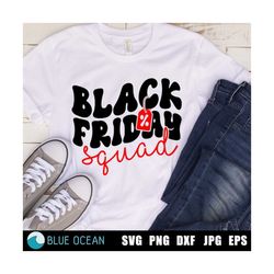 Black Friday Squad SVG, Black Friday shirt, Black friday SVG, Retro wave black friday, Shopping squad SVG