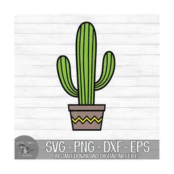 Cactus - Instant Digital Download - svg, png, dxf, and eps files included!