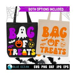 Bag for treats SVG, Kids, Trick or treat bag SVG, Halloween treat bags, Candy collector bag SVG
