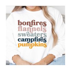 Bonfire flannels SVG, Bonfire SVG, Fall SVG, Fall Vibes, Fall shirt cut files