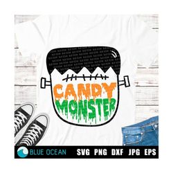 Candy Monster SVG, Halloween SVG, Monster svg