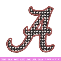 Alabama Crimson Tide embroidery, Alabama Crimson embroidery, Football embroidery, NCAA embroidery, Sport design, NCAA35