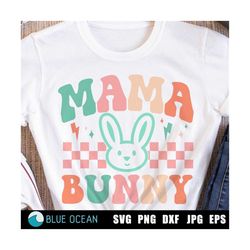 Mama Bunny PNG, Mama Bunny SVG, Easter PNG, Retro Easter Png, Easter sublimation