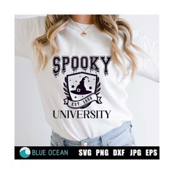 Spooky University SVG, Spooky University PNG, Halloweentown University Png, Halloween University SVG