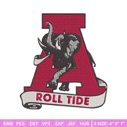 Alabama Crimson Tide embroidery, Alabama Crimson embroidery, Football embroidery, NCAA embroidery, Sport design, NCAA43