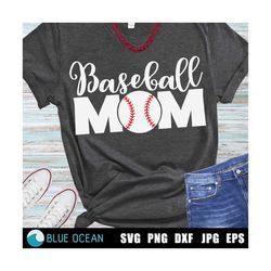 Baseball mom SVG, Baseball Mom cut file, Love Baseball, Baseball mama