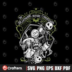 Tim Burtons The Nightmare Before Christmas SVG Download