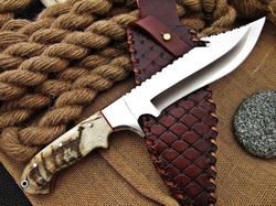 14" inch Bowie, Handmade high carbon 1095 Bowie knife, best outdoor tool, gift for him, survival knife, anniversary gift