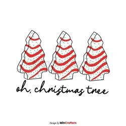 Oh Christmas Tree Funny Christmas Cake SVG File For Cricut