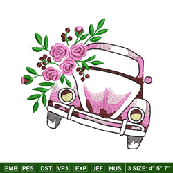 Car flower embroidery design, Car embroidery, Embroidery file, Embroidery shirt, Emb design, Digital download