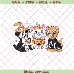 Vintage Halloween Marie Figaro Toulouse Cat SVG Download