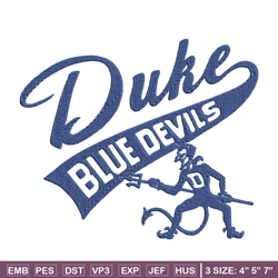 Duke Blue Devils embroidery, Duke Blue Devils embroidery, Football embroidery, Sport embroidery, NCAA embroidery (18)