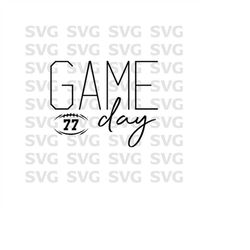 game day svg, football svg, high school football svg, college football svg, sports svg, svg files, cricut svg, silhouett