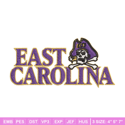 East Carolina Pirates embroidery, East Carolina Pirates embroidery, Football embroidery design, NCAA embroidery. (16)