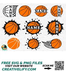 basketball svg bundle, basketball monogram svg, basketball name svg, basketball team svg, basketball design svg, cut fil