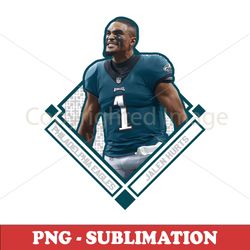 Jalen Hurts Philadelphia Eagles PNG Sublimation File - High-Quality Player Design