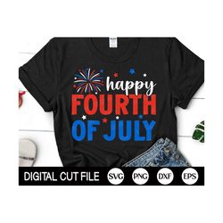 Happy 4th of July Svg, Fourth of July Svg, Patriotic Svg, American Firecracker, 4th July Shirt, Png, Svg Files for Cricu