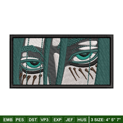 Eren green eyes embroidery design, Aot embroidery, Anime design, Embroidery shirt, Embroidery file, Digital download