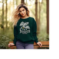 Basgiath War College Sweatshirt, Dragon Rider Sweater, Fourth Wing Sweater, Book Lover Gift, Rebecca Yarros Merch, Xaden