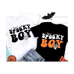Spooky Boy SVG, Halloween SVG, Spooky Boy Png, Baby Boy Png, Retro Halloween Boy Shirt, Svg Files For Cricut
