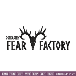Fear factory logo embroidery design, logo embroidery, logo design, Embroidery shirt, logo shirt, Instant download