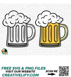 Beer Mug SVG, Beer Glass Svg, Drinking Dad Svg, Alcohol Svg, Beer Clipart Svg, Beer Vector Svg, Beers Cheers Svg Cut Fil