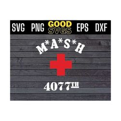 Mash 4077th Red Cross United States Army MASH 4077th Svg Png Eps Dxf
