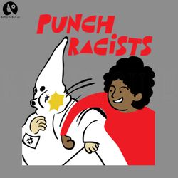 Punch racists, Cartoon PNG