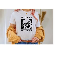 Mickey Mouse Shirt, Disney Sweatshirt, Funny Disney Shirts, Mickey Lover Tee, Mickey Mouse Glasses Tee, Funny Mickey Shi