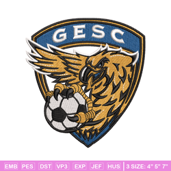 Gesc Logo embroidery design, Gesc logo embroidery, logo design, Embroidery file, logo shirt, Instant download.