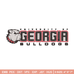 Georgia Bulldogs embroidery, Georgia Bulldogs embroidery, Football embroidery, Sport embroidery, NCAA embroidery. (25)