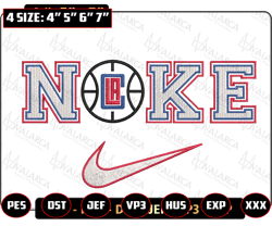 NIKE NBA Los Angeles Clippers Embroidered Shirt, Basketball Team Embroidered Sweatshirt, Best Basketball Team Embroidered Shirt, Basketball Brand Embroidered Shirt, Famous Brand Embroidered Shirt