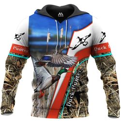 Duck Hunting 3D All Over Print | Hoodie | Unisex | Full Size | Adult | Colorful | HT4974