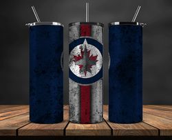 Winnipeg Jets Tumbler Warp, NCCA Tumbler Warp, Sport Tumbler PNG ,Instant Download 114