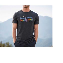 Funny Gay Shirt, Knock Knock Anybody Homo, Gay Joke Shirt, Pride Month Shirt, LGBTQ Shirt, LGBTQ Ally Shirt, Gay Pride S