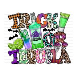 Trick Or Tequila Png, It's Spooky Season Png, Halloween Png, Tequila PNG, Spooky, Witches Drink,Western, Digital Downloa